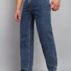 JAAR FASHION Men's Streetwear Jeans – Baggy Fit, Loose Mid Rise Denim Blend Pants - Image 3